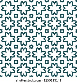 Seamless geometric ornamental vector pattern