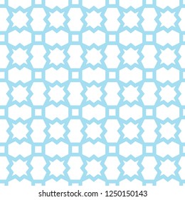Seamless geometric ornamental vector pattern