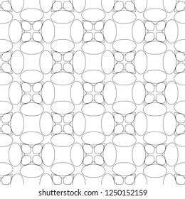 Seamless geometric ornamental vector pattern