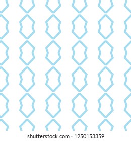 Seamless geometric ornamental vector pattern