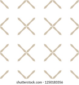 Seamless geometric ornamental vector pattern