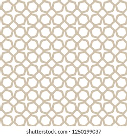 Seamless geometric ornamental vector pattern