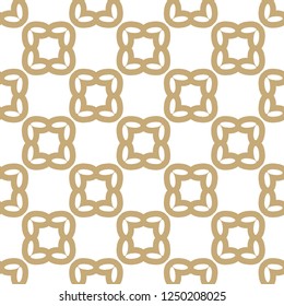 Seamless geometric ornamental vector pattern