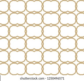 Seamless geometric ornamental vector pattern