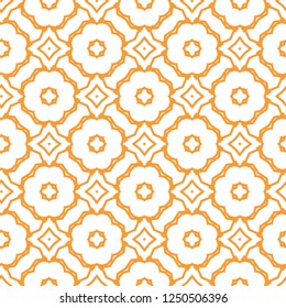 Seamless geometric ornamental vector pattern