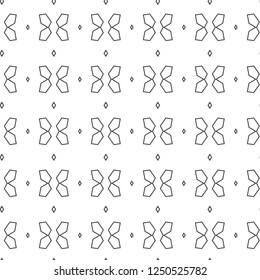 Seamless geometric ornamental vector pattern