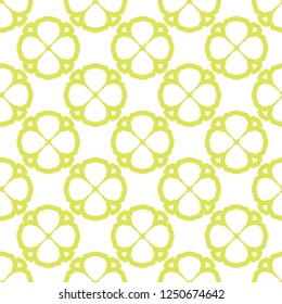 Seamless geometric ornamental vector pattern