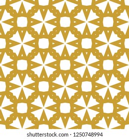 Seamless geometric ornamental vector pattern