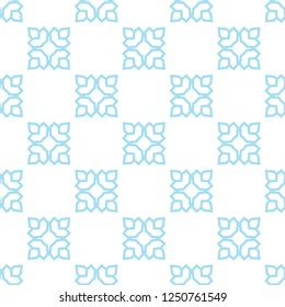 Seamless geometric ornamental vector pattern