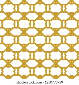 Seamless geometric ornamental vector pattern