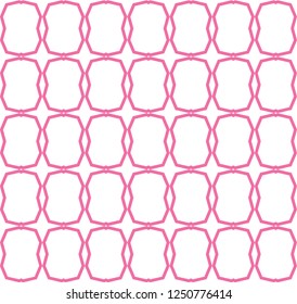 Seamless geometric ornamental vector pattern
