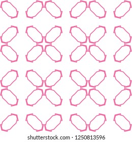 Seamless geometric ornamental vector pattern