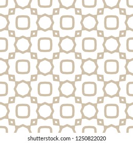 Seamless geometric ornamental vector pattern