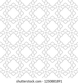 Seamless geometric ornamental vector pattern