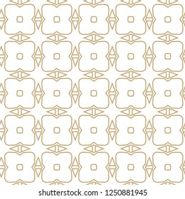 Seamless geometric ornamental vector pattern