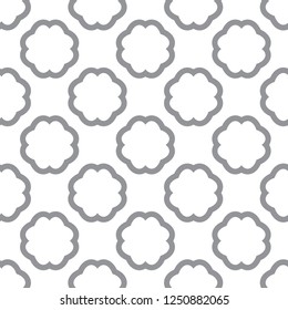 Seamless geometric ornamental vector pattern