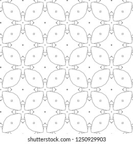 Seamless geometric ornamental vector pattern