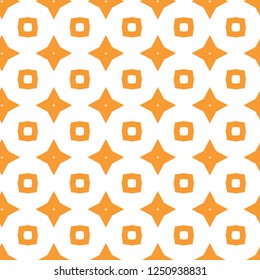 Seamless geometric ornamental vector pattern