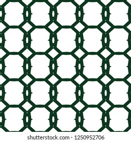 Seamless geometric ornamental vector pattern