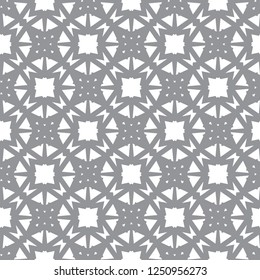 Seamless geometric ornamental vector pattern