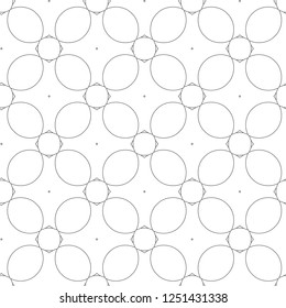 Seamless geometric ornamental vector pattern