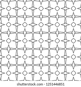 Seamless geometric ornamental vector pattern