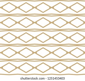 Seamless geometric ornamental vector pattern