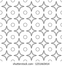 Seamless geometric ornamental vector pattern