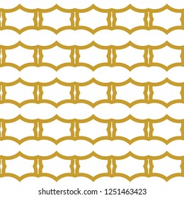 Seamless geometric ornamental vector pattern