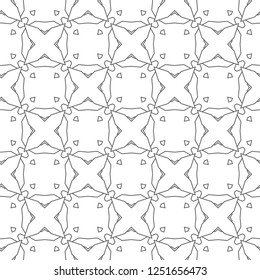 Seamless geometric ornamental vector pattern