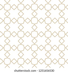 Seamless geometric ornamental vector pattern