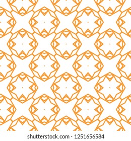Seamless geometric ornamental vector pattern
