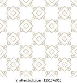 Seamless geometric ornamental vector pattern