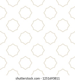Seamless geometric ornamental vector pattern