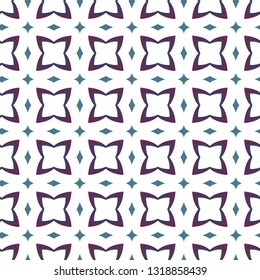 Seamless geometric ornamental vector pattern