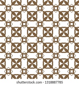 Seamless geometric ornamental vector pattern