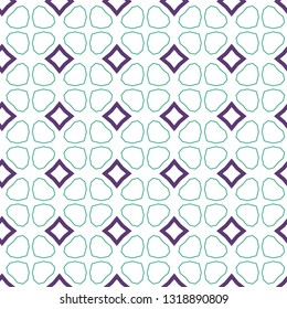 Seamless geometric ornamental vector pattern