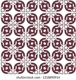 Seamless geometric ornamental vector pattern