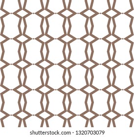 Seamless geometric ornamental vector pattern