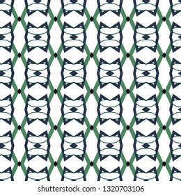 Seamless geometric ornamental vector pattern