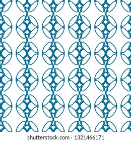 Seamless geometric ornamental vector pattern