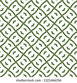 Seamless geometric ornamental vector pattern