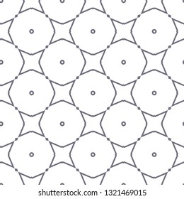 Seamless geometric ornamental vector pattern