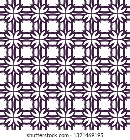 Seamless geometric ornamental vector pattern