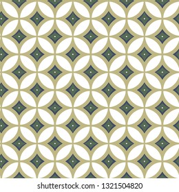 Seamless geometric ornamental vector pattern