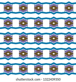 Seamless geometric ornamental vector pattern