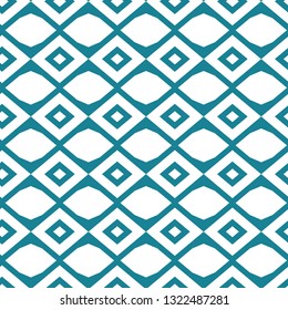 Seamless geometric ornamental vector pattern