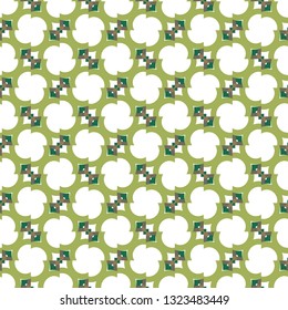 Seamless geometric ornamental vector pattern