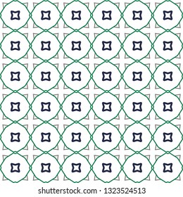 Seamless geometric ornamental vector pattern