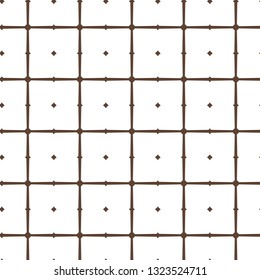 Seamless geometric ornamental vector pattern